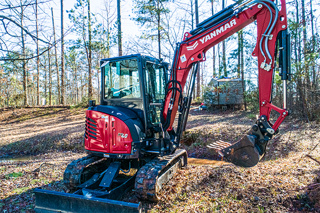 SV40, Yanmar mini excavator