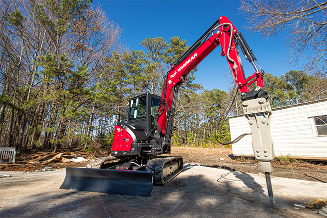 Yanmar mini excavator ViO55-6A