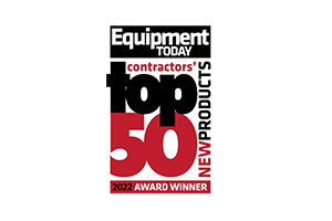 Equipment Today 2022Top 50 New Products Award logo