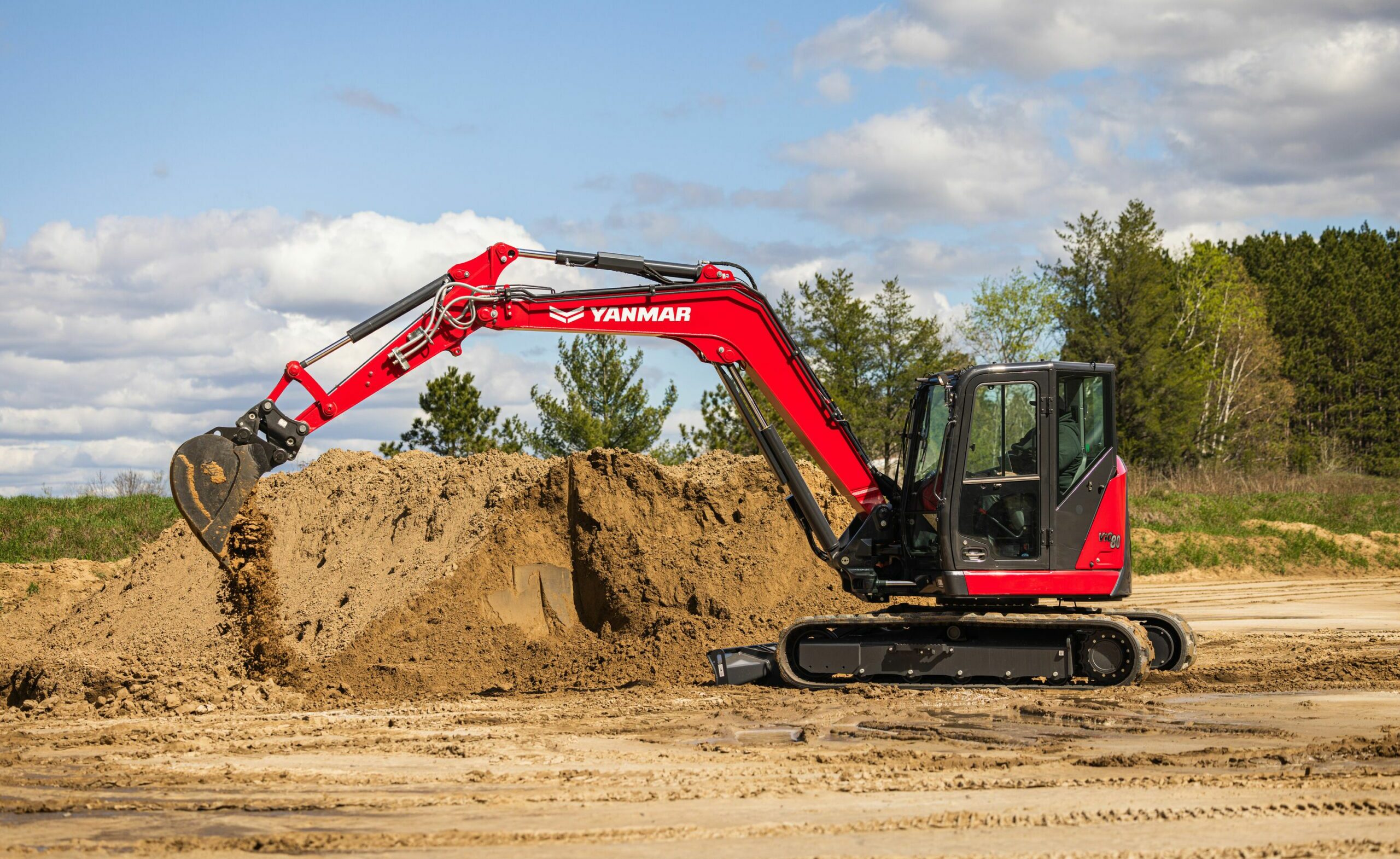 Yanmar mini excavator ViO80-7