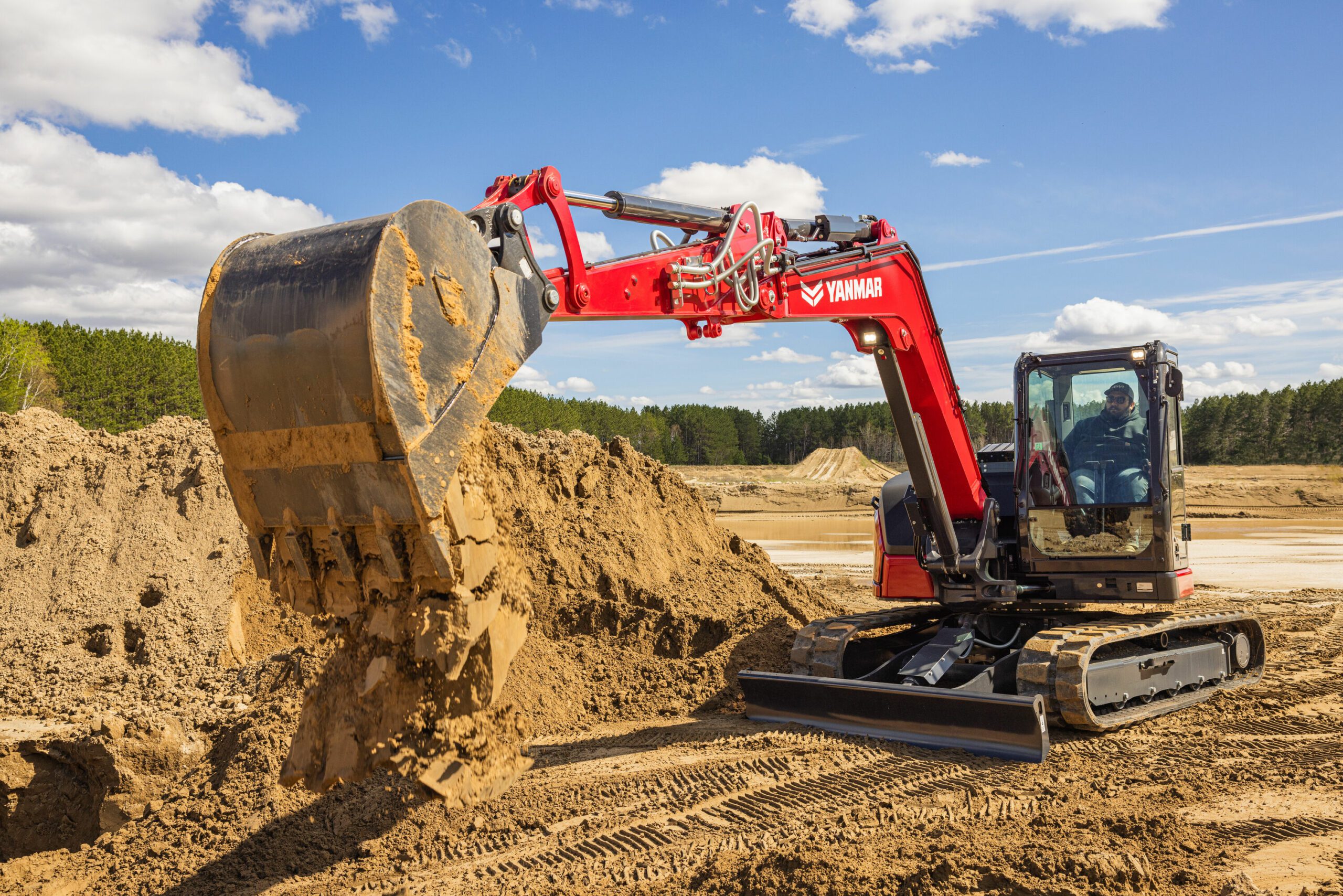 Yanmar mini excavator ViO80-7