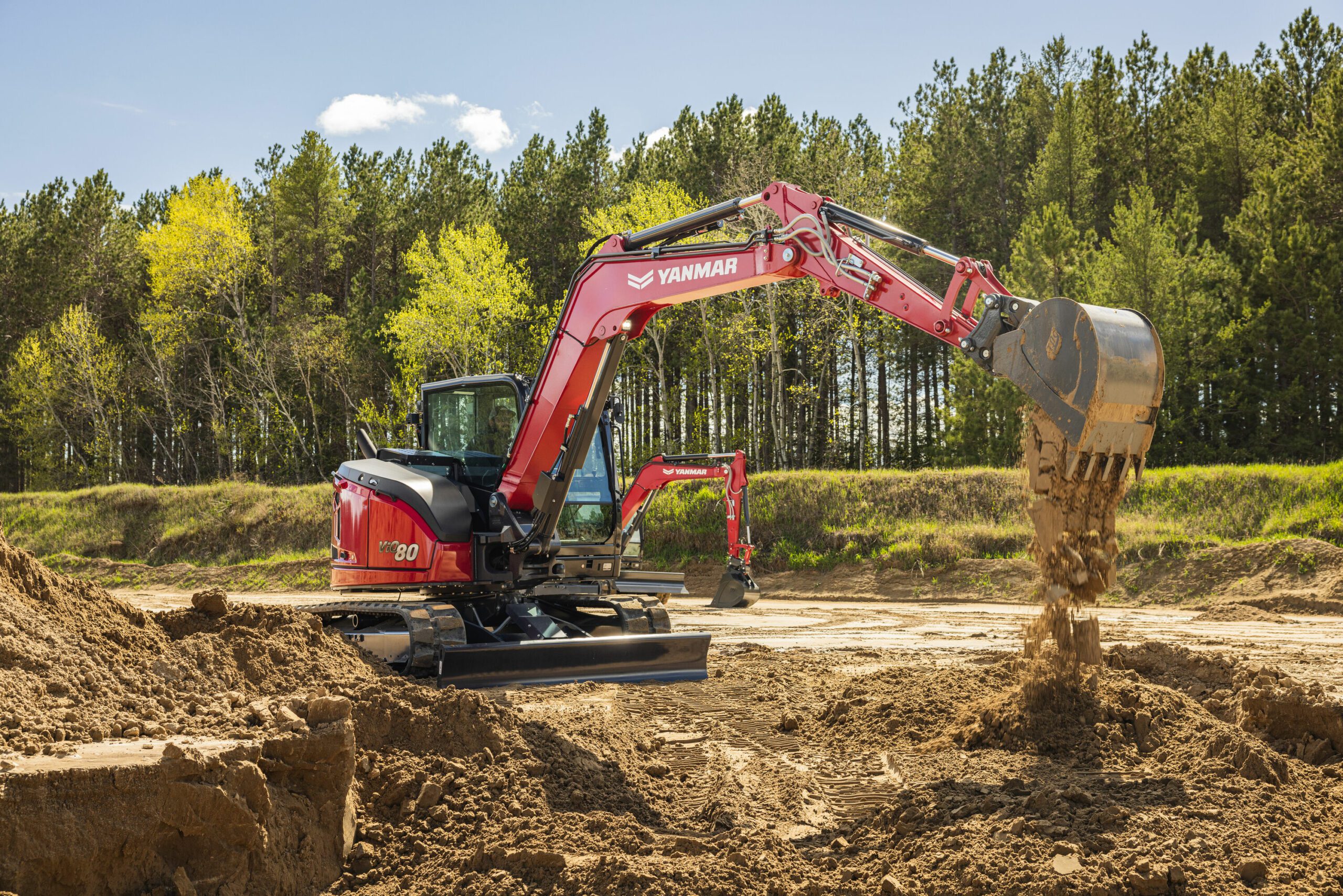 Yanmar mini excavator ViO80-7