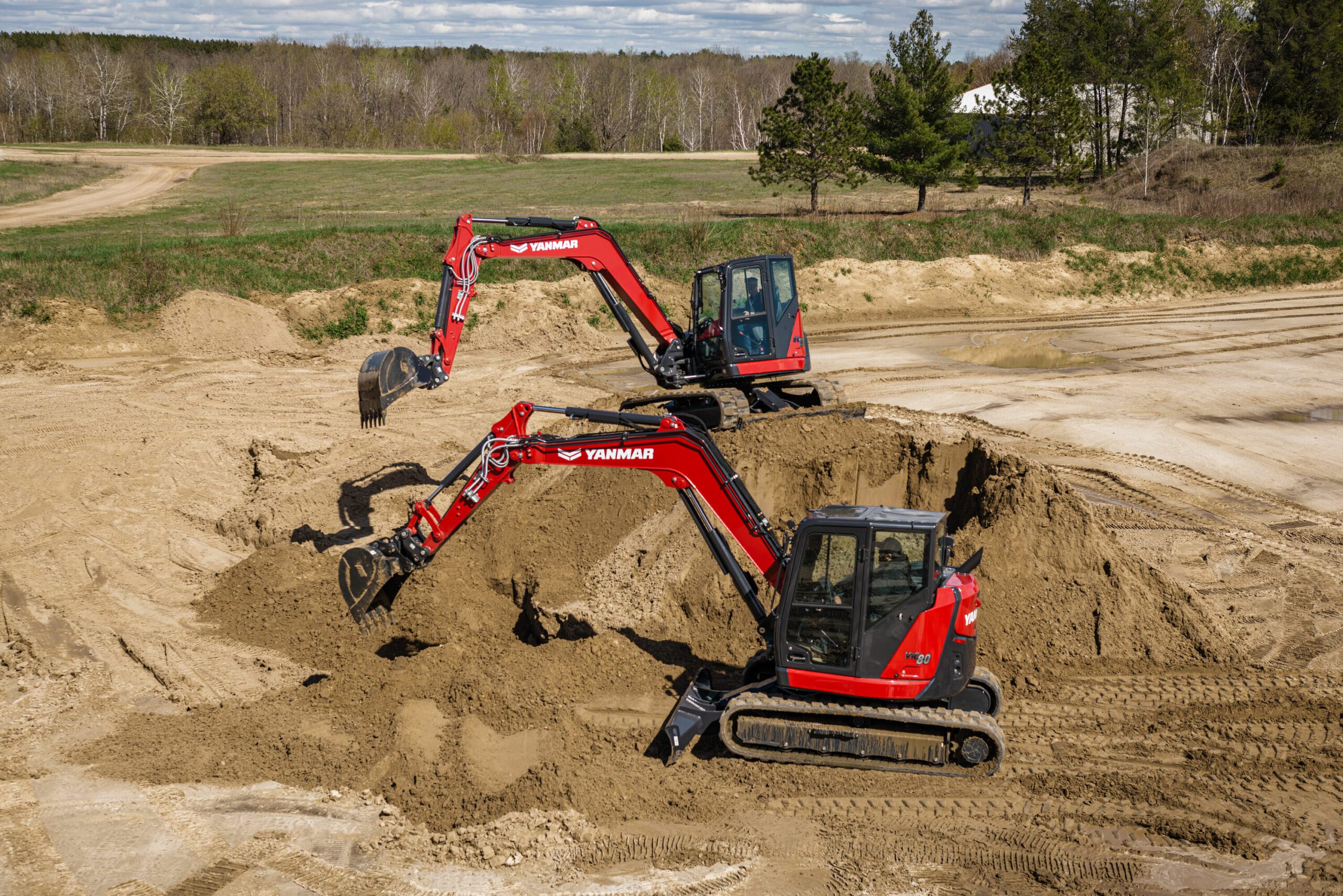 Yanmar mini excavator ViO80-7