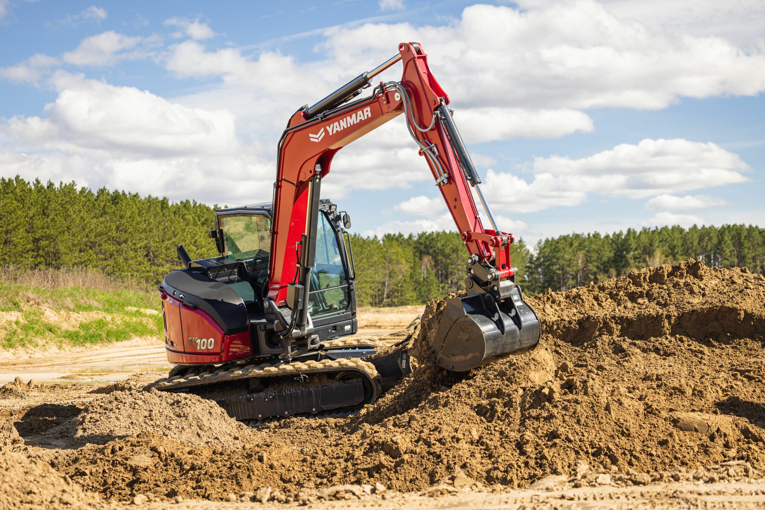 Yanmar mini excavator, SV100-7