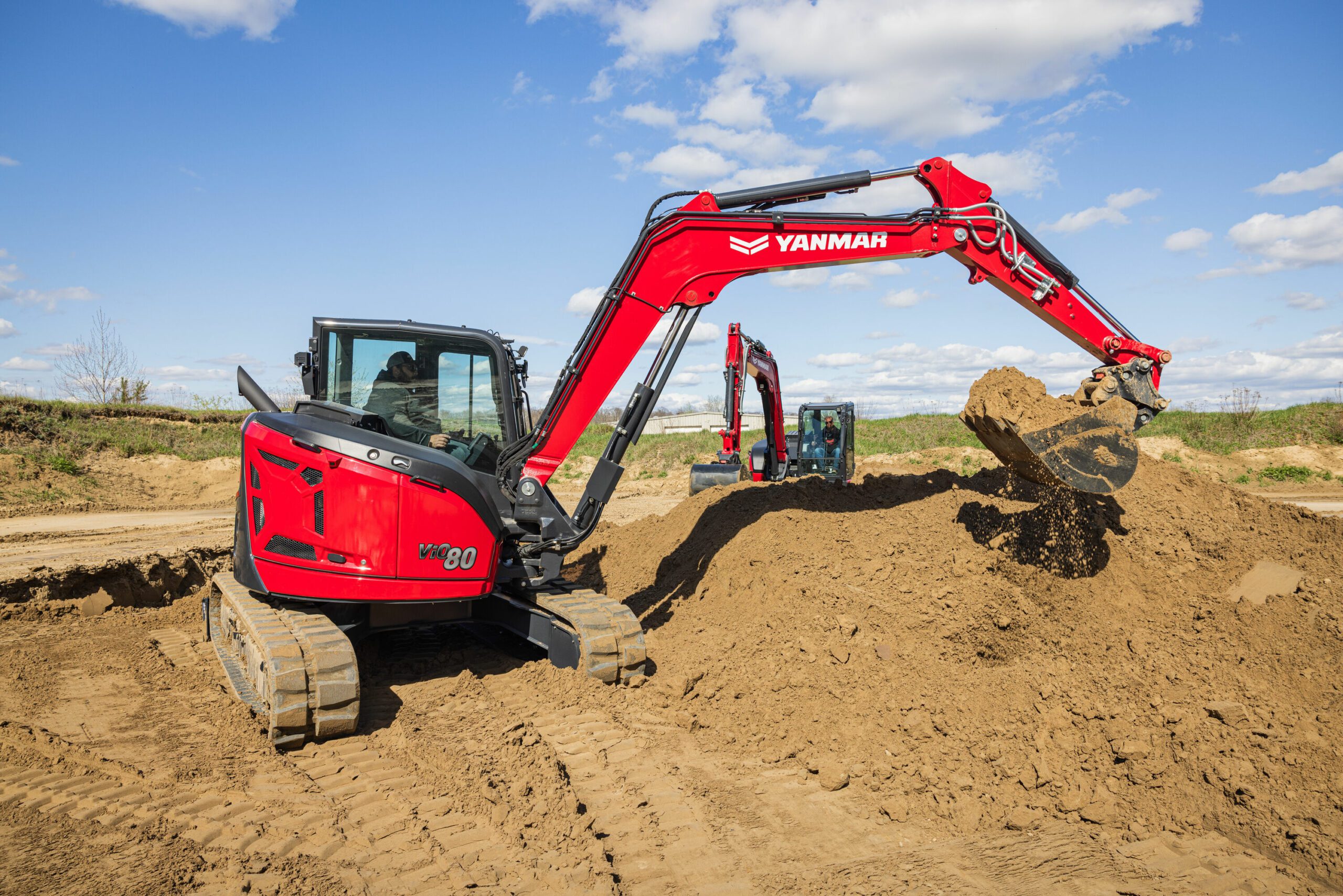 Yanmar mini excavator ViO80-7