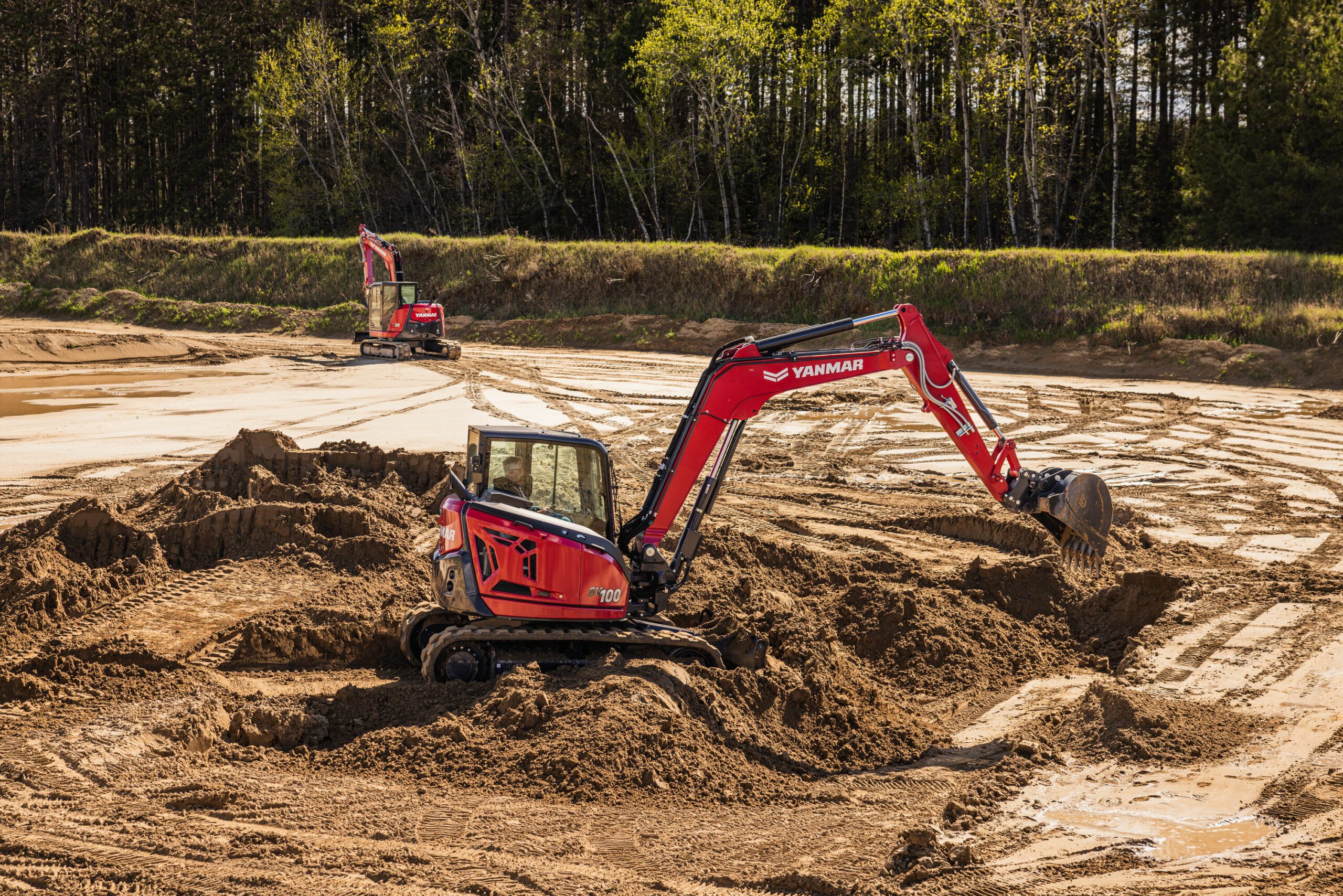 Yanmar mini excavator, SV100-7