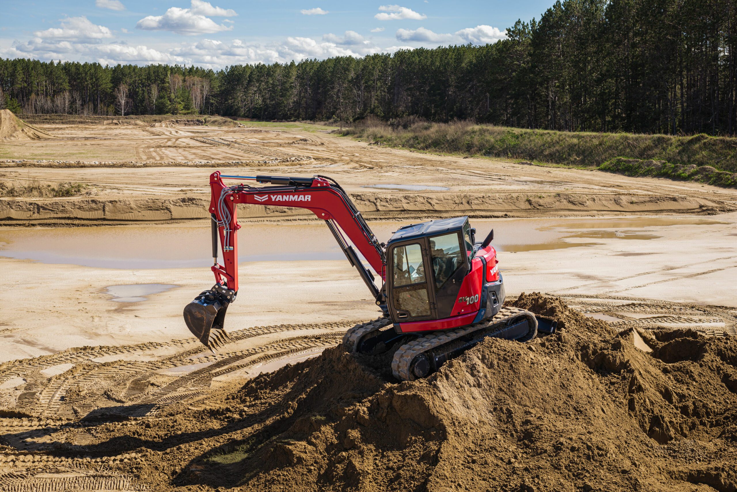 Yanmar mini excavator, SV100-7