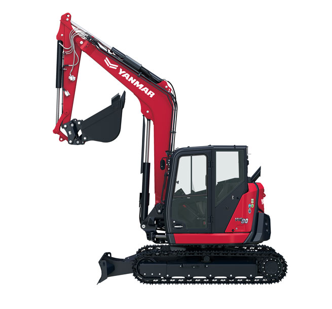 Yanmar mini excavator ViO80-7