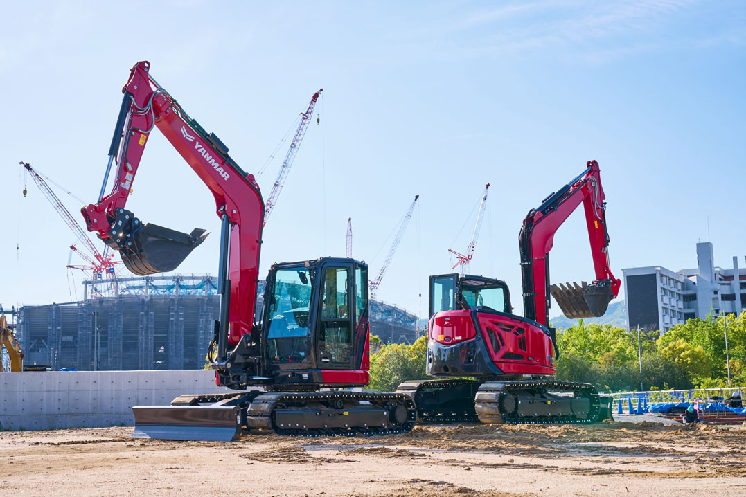 Yanmar mini excavator ViO80-7